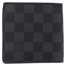 LOUIS VUITTON Damier Graphite PortefeuilleMarco Wallet N62664 LV Auth 209033-3