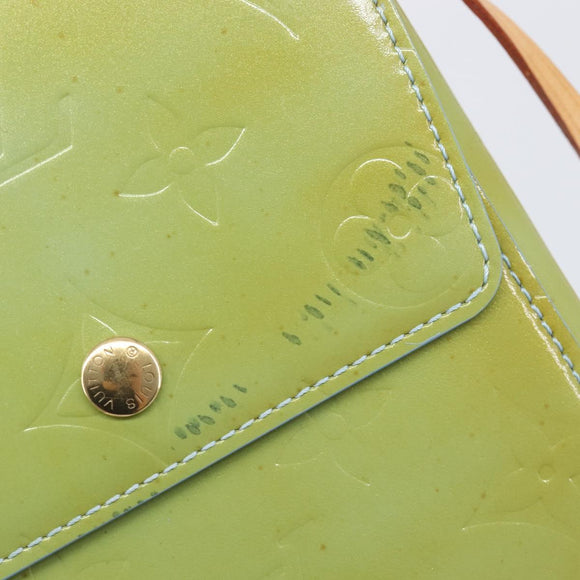 LOUIS VUITTON Monogram Vernis Walker Wallet Baby Blue M91073 LV Auth 209035