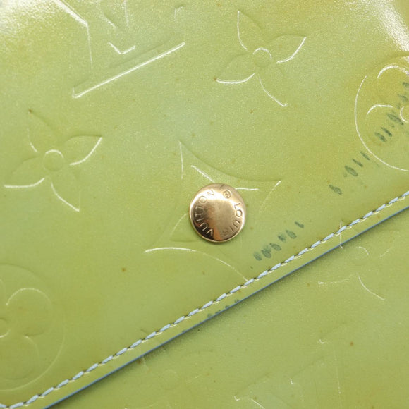 LOUIS VUITTON Monogram Vernis Walker Wallet Baby Blue M91073 LV Auth 209035