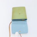 LOUIS VUITTON Monogram Vernis Walker Wallet Baby Blue M91073 LV Auth 209035-19