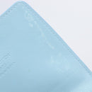 LOUIS VUITTON Monogram Vernis Walker Wallet Baby Blue M91073 LV Auth 209035-21