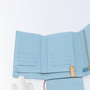 LOUIS VUITTON Monogram Vernis Walker Wallet Baby Blue M91073 LV Auth 209035-23