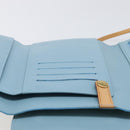 LOUIS VUITTON Monogram Vernis Walker Wallet Baby Blue M91073 LV Auth 209035-27