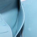 LOUIS VUITTON Monogram Vernis Walker Wallet Baby Blue M91073 LV Auth 209035-28