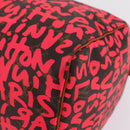 LOUIS VUITTON Monogram Graffiti Speedy 30 Hand Bag Pink M93704 LV Auth 209036SAM-13