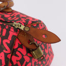 LOUIS VUITTON Monogram Graffiti Speedy 30 Hand Bag Pink M93704 LV Auth 209036SAM-16