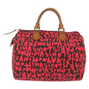 LOUIS VUITTON Monogram Graffiti Speedy 30 Hand Bag Pink M93704 LV Auth 209036SAM-3