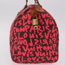 LOUIS VUITTON Monogram Graffiti Speedy 30 Hand Bag Pink M93704 LV Auth 209036SAM-4