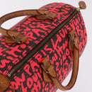 LOUIS VUITTON Monogram Graffiti Speedy 30 Hand Bag Pink M93704 LV Auth 209036SAM-6