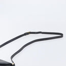 CELINE Shoulder Bag Leather Black Gold Auth 209039-8