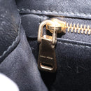 Miu Miu Chain Shoulder Bag Leather Black Gold Auth 209040SAM-27