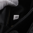 Miu Miu Chain Shoulder Bag Leather Black Gold Auth 209040SAM-29