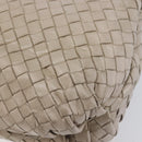 Bottega Veneta INTRECCIATO Hand Bag Leather Beige Gold Auth 209041-12
