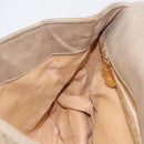 Bottega Veneta INTRECCIATO Hand Bag Leather Beige Gold Auth 209041-22