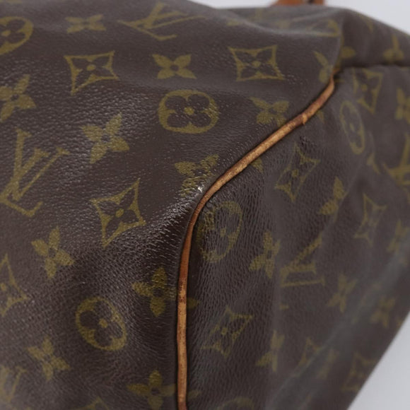 LOUIS VUITTON Monogram Speedy 35 Hand Bag M41524 LV Auth 209052