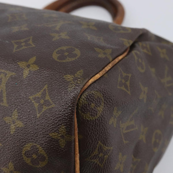 LOUIS VUITTON Monogram Speedy 35 Hand Bag M41524 LV Auth 209052