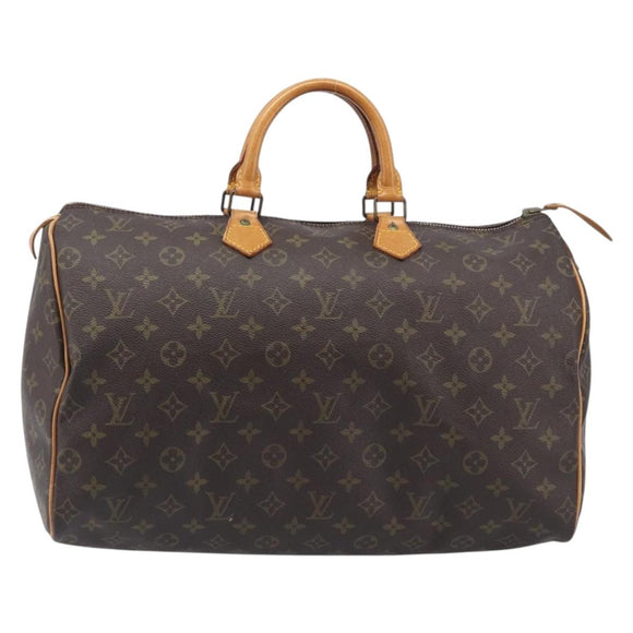 LOUIS VUITTON Monogram Speedy 40 Hand Bag M41522 LV Auth 209059