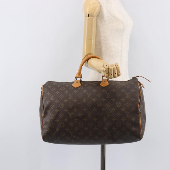 LOUIS VUITTON Monogram Speedy 40 Hand Bag M41522 LV Auth 209059
