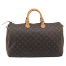 LOUIS VUITTON Monogram Speedy 40 Hand Bag M41522 LV Auth 209059-3
