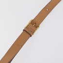 CELINE Macadam Shoulder Bag PVC Brown Gold Tone Auth 209060-10