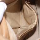 Bottega Veneta INTRECCIATO Shoulder Bag Leather Beige Gold Tone Auth 209065-22