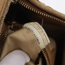 Bottega Veneta INTRECCIATO Shoulder Bag Leather Beige Gold Tone Auth 209065-23