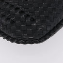 Bottega Veneta INTRECCIATO Hobo Shoulder Bag Leather Black 115653 Auth 209066SAV-10