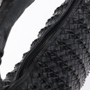 Bottega Veneta INTRECCIATO Hobo Shoulder Bag Leather Black 115653 Auth 209066SAV-14