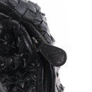 Bottega Veneta INTRECCIATO Hobo Shoulder Bag Leather Black 115653 Auth 209066SAV-15
