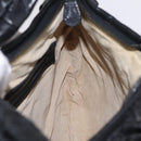 Bottega Veneta INTRECCIATO Hobo Shoulder Bag Leather Black 115653 Auth 209066SAV-18