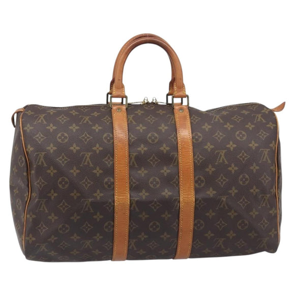 LOUIS VUITTON Monogram Keepall 45 Boston Bag M41428 LV Auth 209070