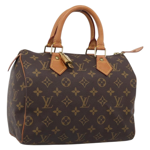 LOUIS VUITTON Monogram Speedy 25 Hand Bag M41528 LV Auth 209077V
