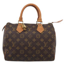 LOUIS VUITTON Monogram Speedy 25 Hand Bag M41528 LV Auth 209077V-2