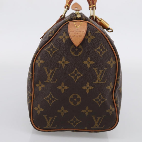 LOUIS VUITTON Monogram Speedy 25 Hand Bag M41528 LV Auth 209077V