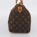 LOUIS VUITTON Monogram Speedy 25 Hand Bag M41528 LV Auth 209077V-5