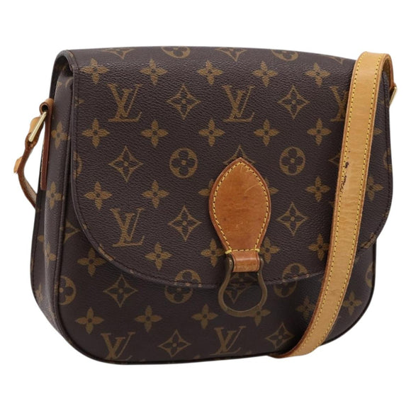 LOUIS VUITTON Monogram Saint Cloud GM Shoulder Bag M51242 LV Auth 209078