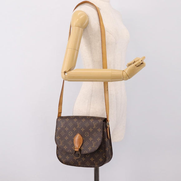 LOUIS VUITTON Monogram Saint Cloud GM Shoulder Bag M51242 LV Auth 209078