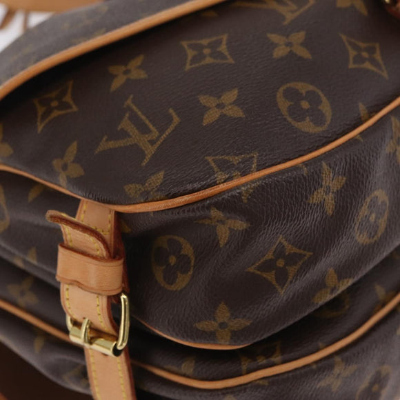 LOUIS VUITTON Monogram Saumur 30 Shoulder Bag M42256 LV Auth 209083V