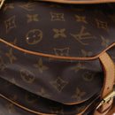 LOUIS VUITTON Monogram Saumur 30 Shoulder Bag M42256 LV Auth 209083V-14
