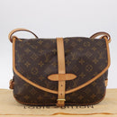 LOUIS VUITTON Monogram Saumur 30 Shoulder Bag M42256 LV Auth 209083V-35
