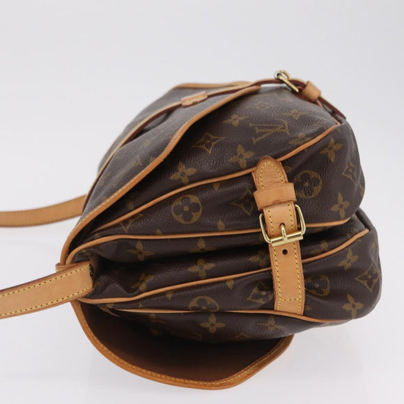 LOUIS VUITTON Monogram Saumur 30 Shoulder Bag M42256 LV Auth 209083V