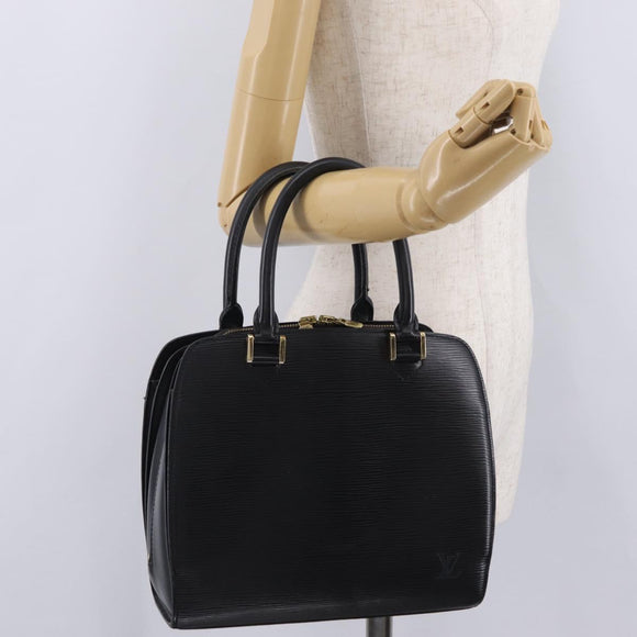 LOUIS VUITTON Epi Pont Neuf Hand Bag Black M52052 LV Auth 209087A