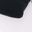 Saint Laurent Shoulder Bag Canvas Black Silver Auth 209089-13
