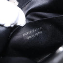 Saint Laurent Shoulder Bag Canvas Black Silver Auth 209089-19