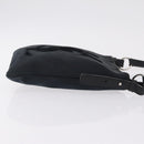 Saint Laurent Shoulder Bag Canvas Black Silver Auth 209089-4