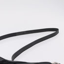 Saint Laurent Shoulder Bag Canvas Black Silver Auth 209089-8