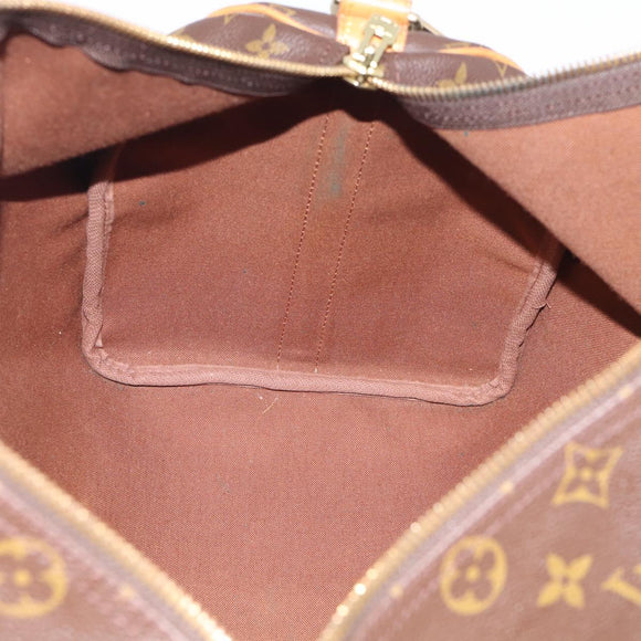 LOUIS VUITTON Monogram Keepall Bandouliere 45 Boston Bag M41418 LV Auth 209095V