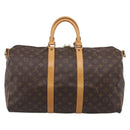 LOUIS VUITTON Monogram Keepall Bandouliere 45 Boston Bag M41418 LV Auth 209095V-3
