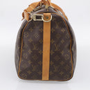 LOUIS VUITTON Monogram Keepall Bandouliere 45 Boston Bag M41418 LV Auth 209095V-5