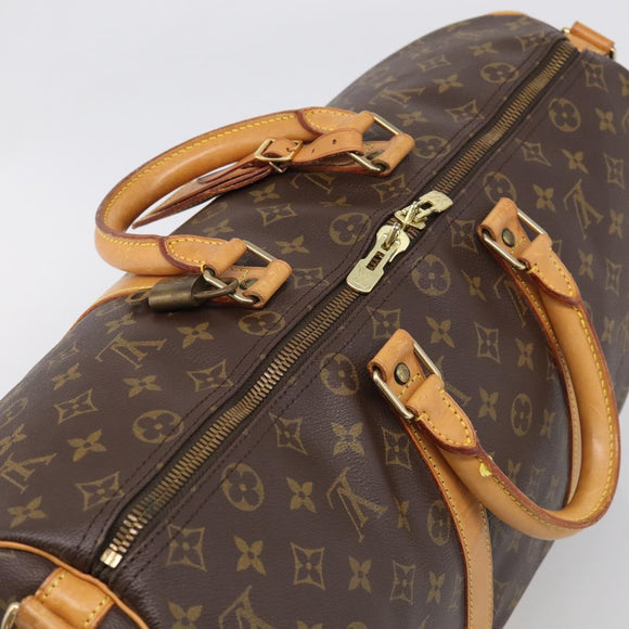 LOUIS VUITTON Monogram Keepall Bandouliere 45 Boston Bag M41418 LV Auth 209095V